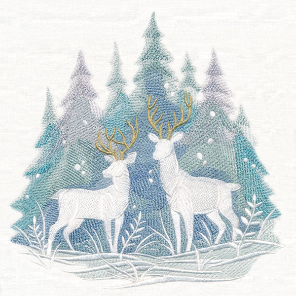 Snowfall Stillness Deer - Image 6