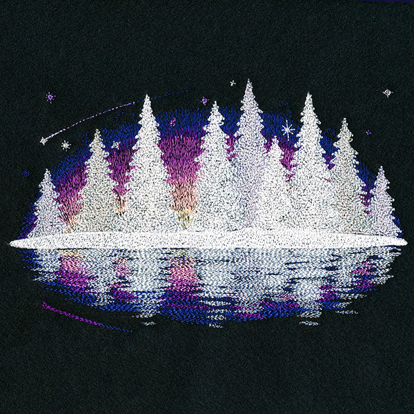 Snowy Forest Reflections - Image 5
