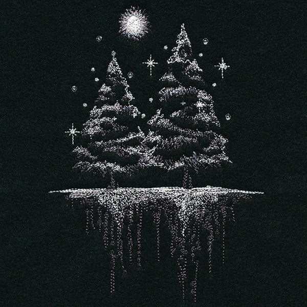 Snowy Night Forest - Image 5