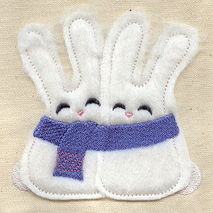 Snuggle Bunnies (Applique) - Image 2