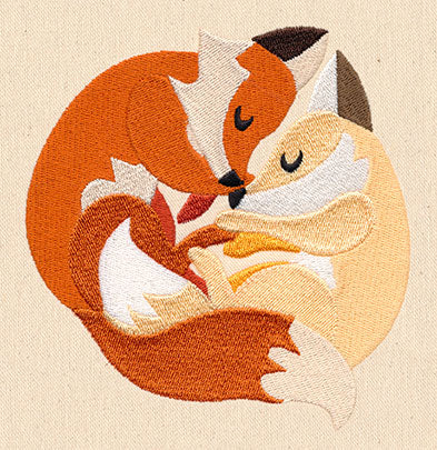 Snuggly Foxes - Image 2