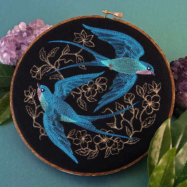 Soaring Swallows in Blooms - Image 8