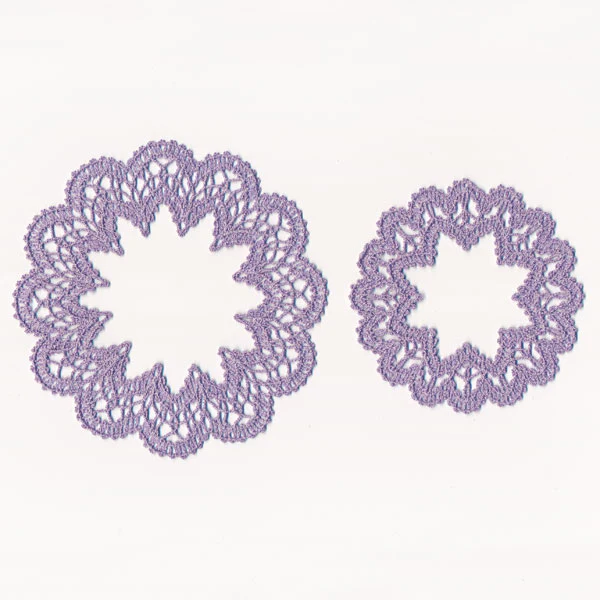 Soft Scalloped Brooch (Lace) - Image 2