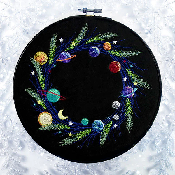 Solar System Christmas Wreath - Image 2