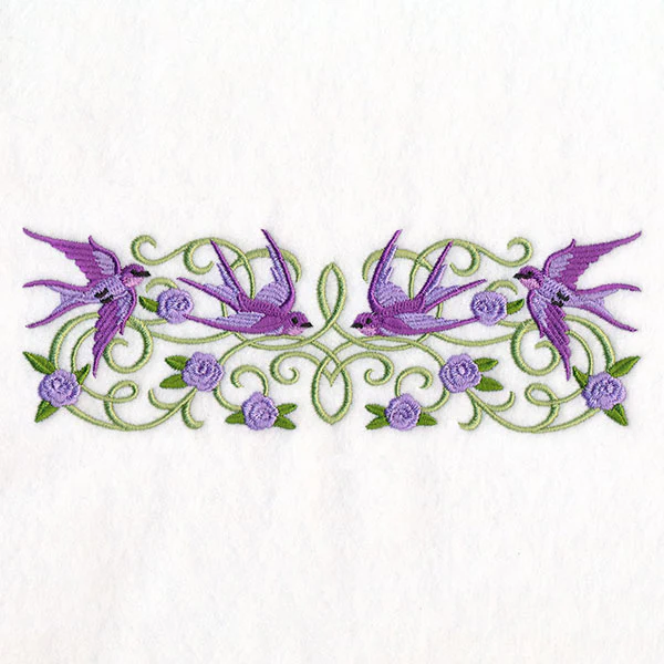 Sparrows in Flight Ironwork Border - Image 4