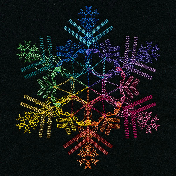 Spectrum of Color Snowflake - Image 2