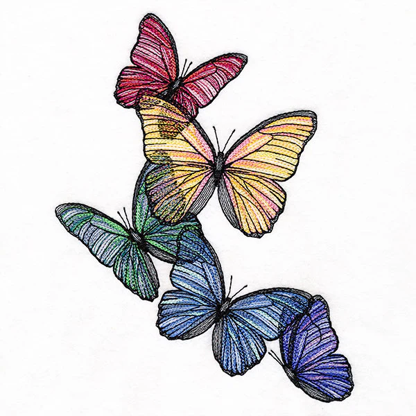 Splendor and Color Butterflies Spray - Image 3