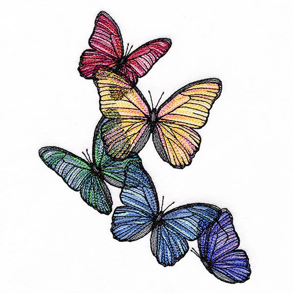 Splendor and Color Butterflies Spray - Image 5