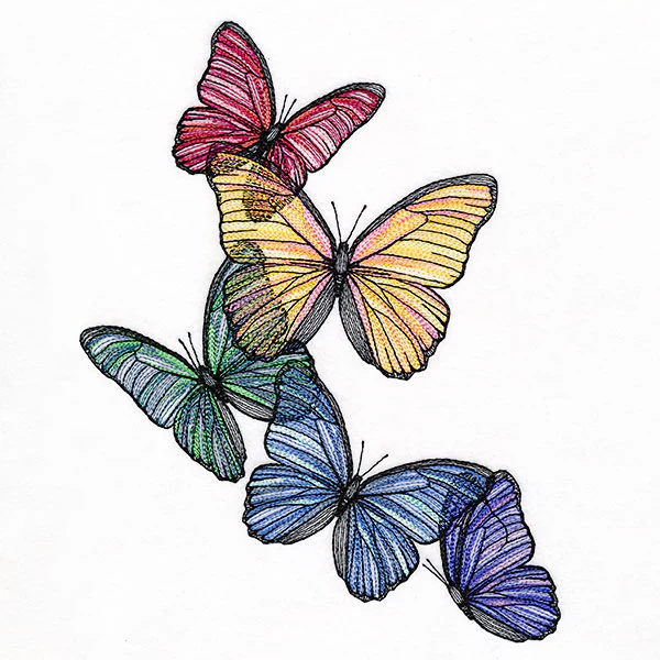 Splendor and Color Butterflies Spray - Image 7