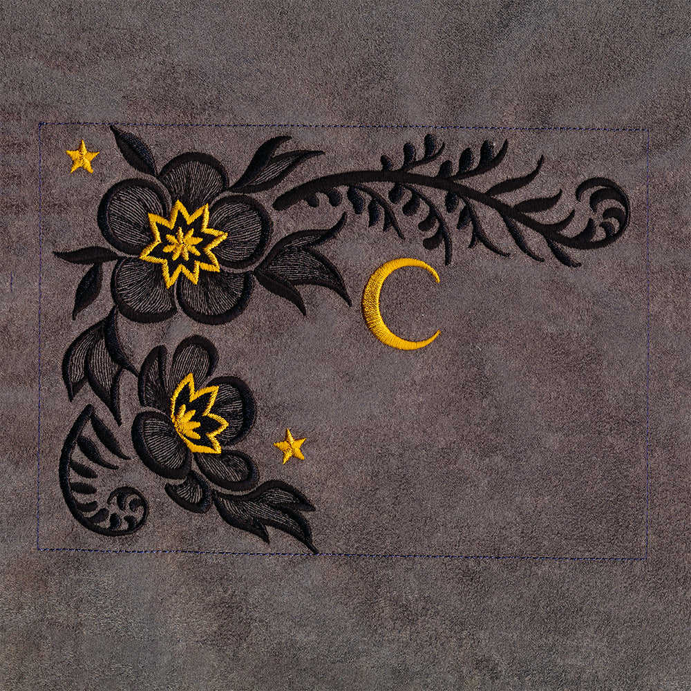 Spooky Floral Corners - Top Left - Image 4