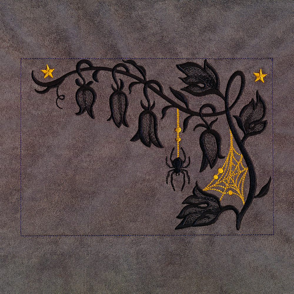 Spooky Floral Corners - Top Right - Image 3