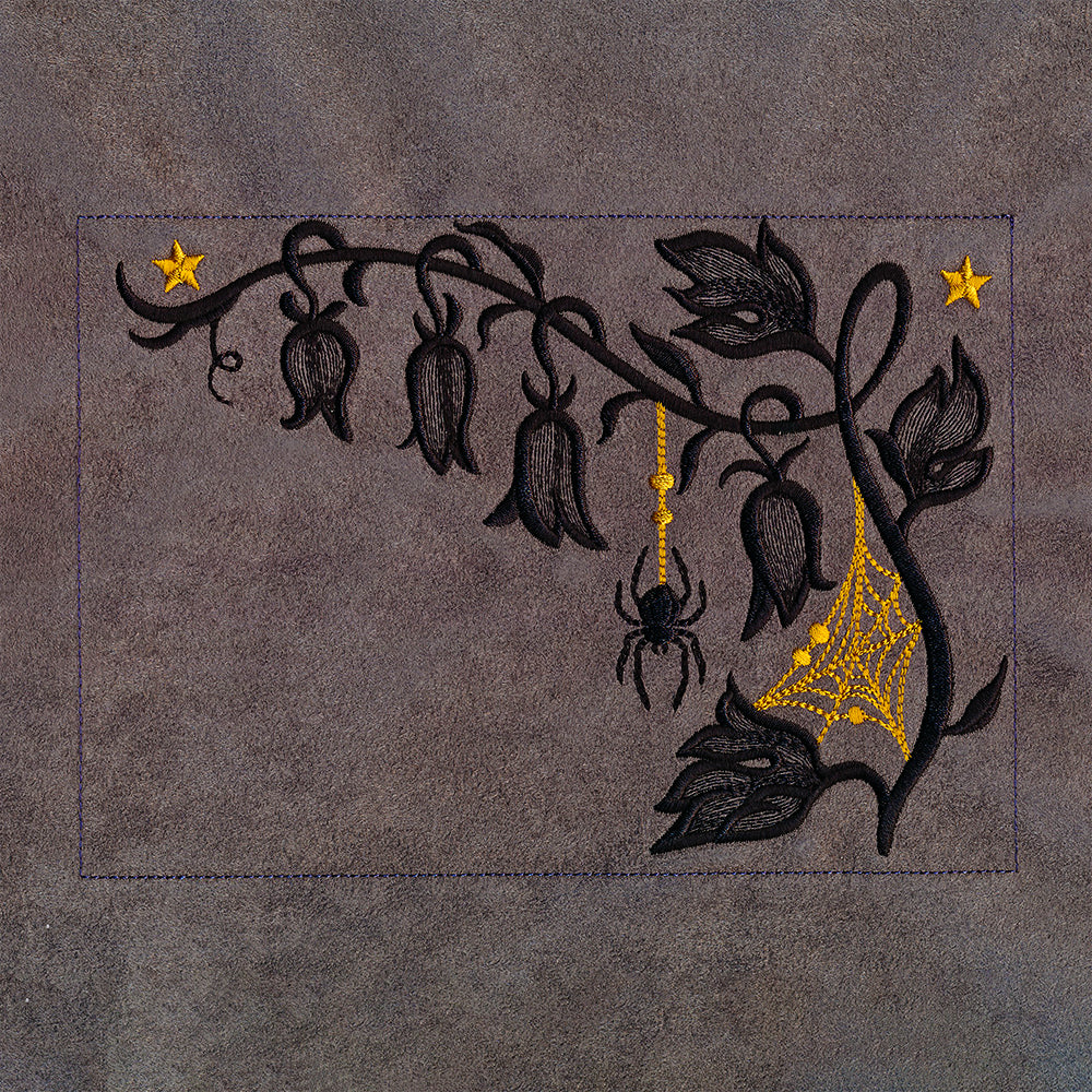 Spooky Floral Corners - Top Right - Image 4