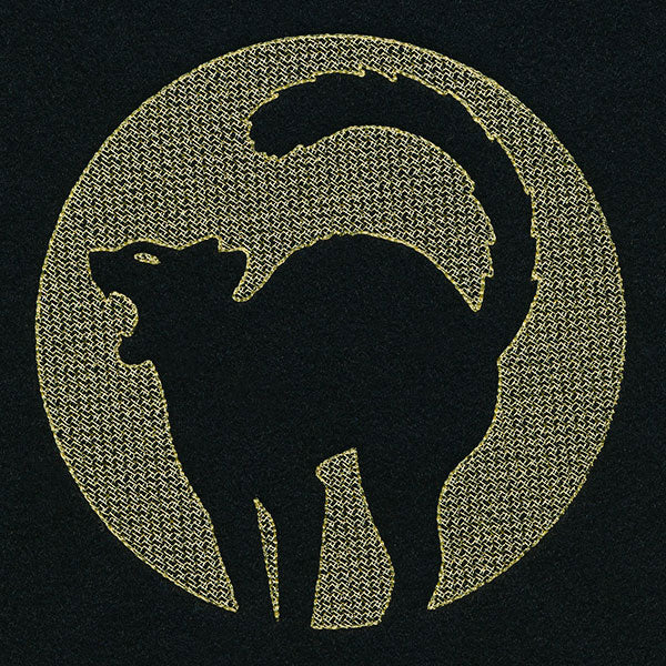 Spooky Halloween - Black Cat (Embossed) - Image 36