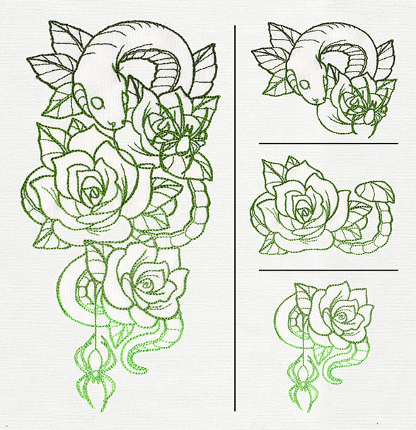 Spooky Snake Sleeve (Split) - Image 2