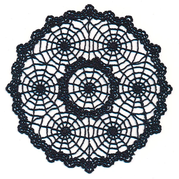Spooky Spiderweb Doily (Lace) - Image 5