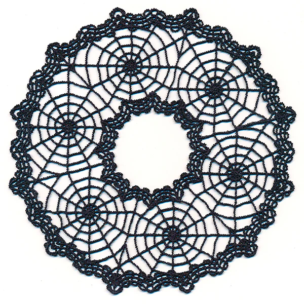 Spooky Spiderweb Doily - Open Center (Lace) - Image 12