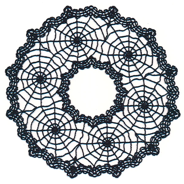 Spooky Spiderweb Doily - Open Center (Lace) - Image 24