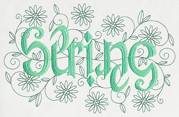 Spring Ambigram