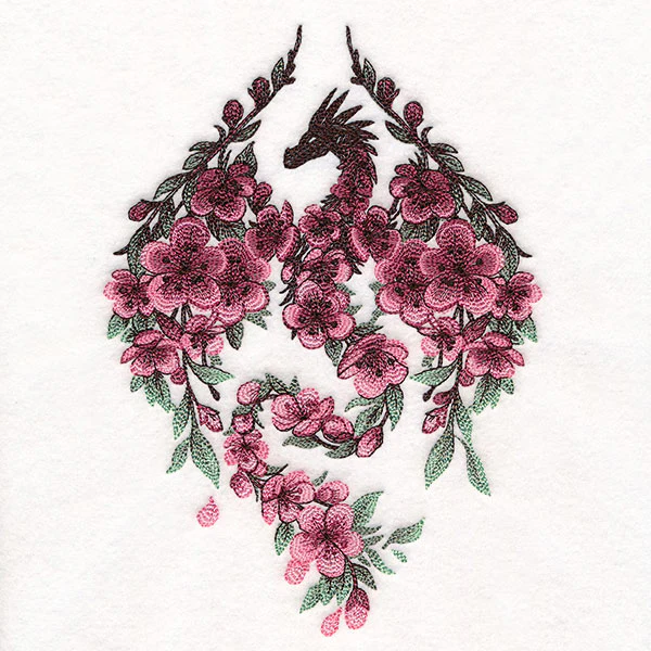Spring Cherry Blossom Dragon - Image 3