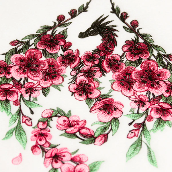 Spring Cherry Blossom Dragon - Image 4