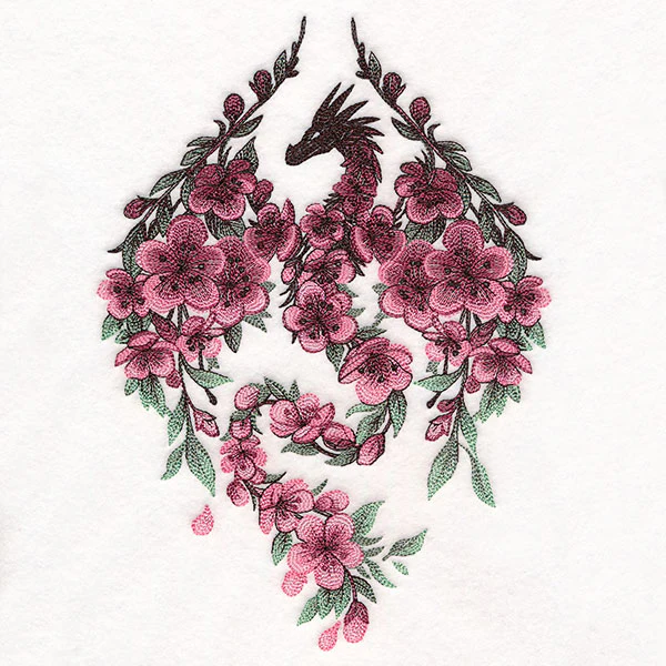 Spring Cherry Blossom Dragon - Image 7