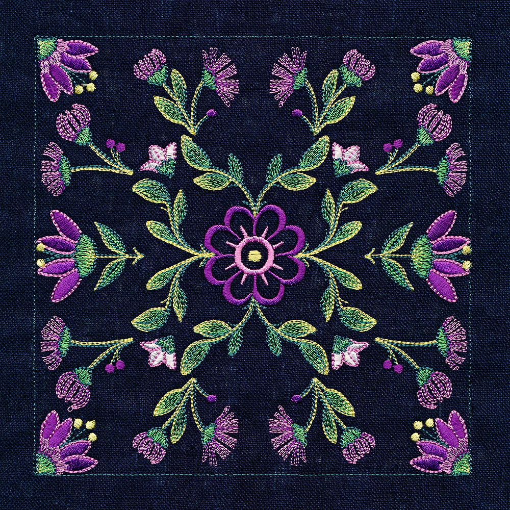 Spring Swallow Table Center Set (Applique) - Image 11