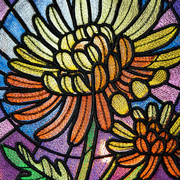 Stained Glass Mum Panel - Image 6