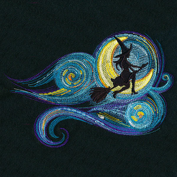 Starry Night Witch Border - Image 3