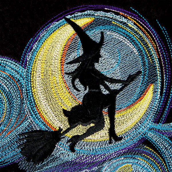 Starry Night Witch Border - Image 4