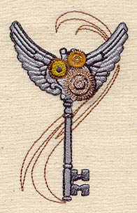 Steam Motifs - Winged Key - Image 2