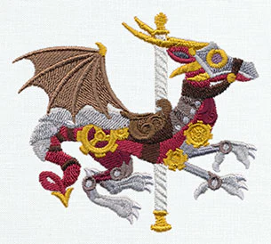 Steampunk Carousel - Dragon - Image 3