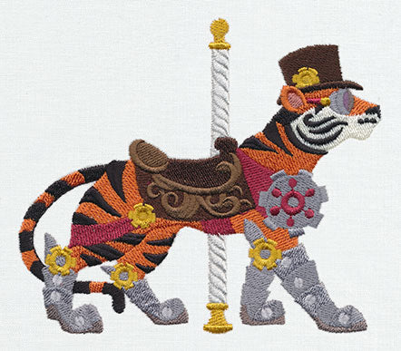 Steampunk Carousel - Tiger - Image 2