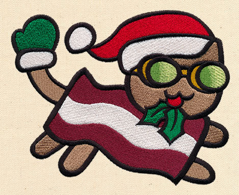 Steampunk Christmas Bacon Cat - Image 2