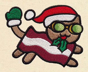 Steampunk Christmas Bacon Cat - Image 3
