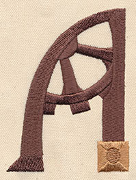 Steampunk Letter A - Uppercase - Image 2