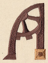 Steampunk Letter A - Uppercase - Image 3