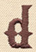 Steampunk Letter D - Lowercase - Image 5