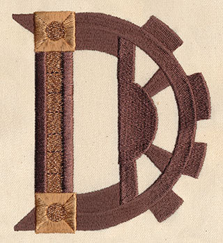 Steampunk Letter D - Uppercase - Image 6