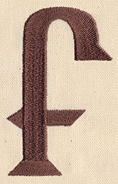Steampunk Letter F - Lowercase - Image 2