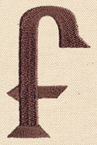 Steampunk Letter F - Lowercase - Image 3