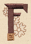 Steampunk Letter F - Uppercase - Image 4