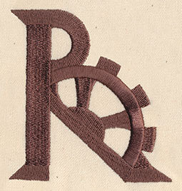 Steampunk Letter R - Uppercase - Image 2