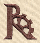 Steampunk Letter R - Uppercase - Image 4