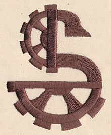 Steampunk Letter S - Uppercase - Image 2