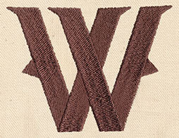 Steampunk Letter W - Lowercase - Image 2