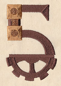 Steampunk Number 5 - Embellished - Image 2