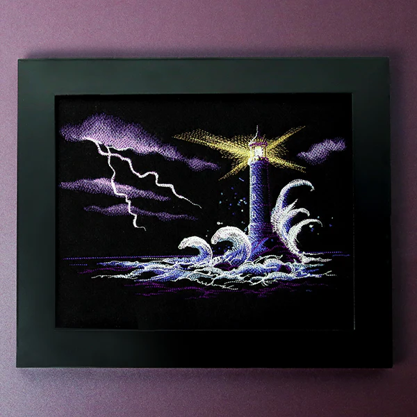 Storm At Sea Lighthouse - Image 2
