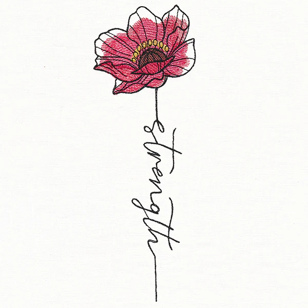 Strength Poppy in Bloom - Image 2