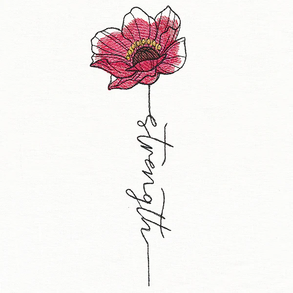 Strength Poppy in Bloom - Image 3