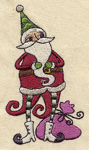 Stripy-Stockinged Santa - Image 2